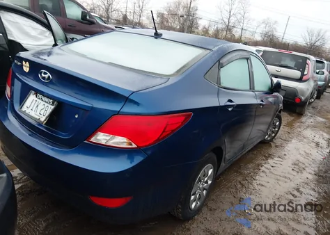2016 Hyundai Accent Se z USA, uszkodzony, nr VIN KMHCT4AE6GU101807